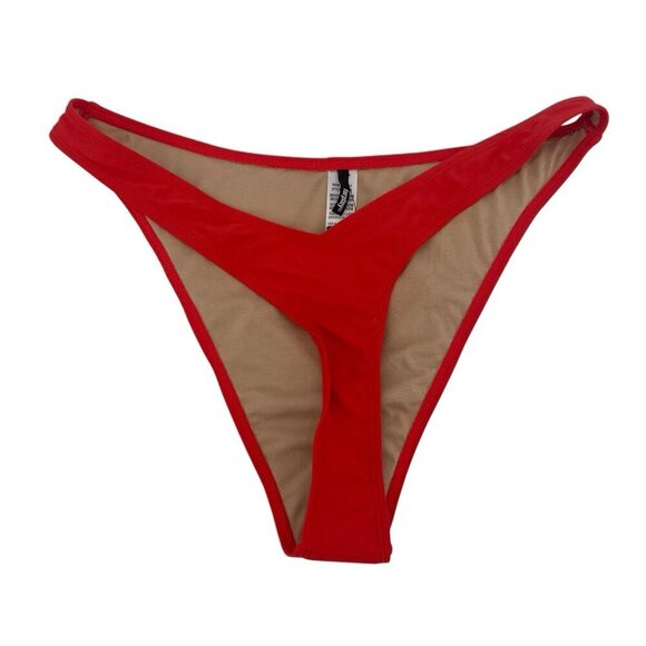 Foreplay Size XL Cheeky Bikini Bottoms Red NWT - Picture 2 of 7